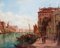 Alfred Pollentine, Gran Canal de Venecia, siglo XIX, óleo sobre lienzo, enmarcado. Juego de 2, Imagen 14