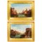 Alfred Pollentine, Grand Canal Venice, 19th-Century, Oil on Canvas, Framed, Set of 2 1