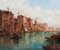 Alfred Pollentine, Gran Canal de Venecia, siglo XIX, óleo sobre lienzo, enmarcado. Juego de 2, Imagen 13