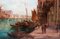 Alfred Pollentine, Grand Canal Venezia, XIX secolo, olio su tela, con cornice, set di 2, Immagine 15
