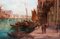 Alfred Pollentine, Grand Canal Venice, 19. Jh., Öl auf Leinwand, Gerahmt, 2er Set 15