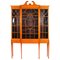 Satinwood Breakfront Bookcase or Display Cabinet from Edwards & Roberts, 19th Century 1