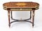19th Century French Ormolu-Mounted Bureau Plat with Marquetry, Image 2