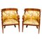 Art Deco Zebra Wood Armchairs, 20th Century, Set of 2 1