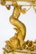 Consolle Dolphin dipinta e dorata, XIX secolo, Immagine 17