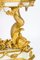 Consolle Dolphin dipinta e dorata, XIX secolo, Immagine 15