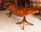 Regency Mahogany Twin Pillar Dining Table by William Tillman, 20th Century 18