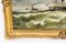 Alfred Vickers, Seascape, 19th Century, Oil on Canvas, Framed 8