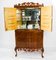 Burr Walnut Cocktail Cabinet or Dry Bar, Mid-20th Century 3