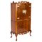 Burr Walnut Cocktail Cabinet or Dry Bar, Mid-20th Century, Image 1