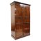 Victorian Flame Mahogany Two Door Wardrobe, 19th Century, Image 1