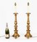Italienische barocke geschnitzte & vergoldete Tischlampen, Mitte 20. Jh., 2er Set 13