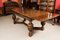 Jacobean Revival Oak Refectory Dining Table & 6 Chairs, 20th Century, Set of 7 3