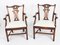 Chippendale Revival Armchairs, 20th Century, Set of 8 2