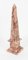 Obelisken aus rosa Marmor, Mitte 20. Jh., 2er Set 5