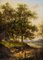 Jan Evert Morel, Landschaften, 18. Jh., Ölgemälde auf Karton, Gerahmt, 2er Set 3