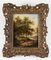 Jan Evert Morel, paisajes, siglo XVIII, pinturas al óleo sobre tablero, enmarcado, juego de 2, Imagen 2