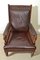 19th Century English Leather Armchairs, Set of 2 4