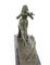 Art Deco Bronze Figure of Maiden & Lamb by Henri Fugere, 1920s 6