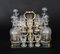 French Ormolu & Glass Tantalus Cave a Liqueur from Baccarat, 19th Century 6