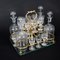 French Ormolu & Glass Tantalus Cave a Liqueur from Baccarat, 19th Century 5