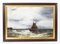 Gustave De Bréanski, Seascape Paintings, 19th-Century, Oil on Canvas, Framed, Set of 2 2