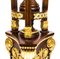 Antorchas estilo Imperio de caoba y madera dorada tallada, siglo XX. Juego de 2, Imagen 2