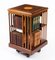 Edwardian Revolving Bookcase in Flame Mahogany, Early 20th Century, Image 4