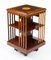 Edwardian Revolving Bookcase in Flame Mahogany, Early 20th Century, Image 5