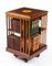 Edwardian Revolving Bookcase in Flame Mahogany, Early 20th Century, Image 2