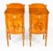 Victorian Satinwood Bedside Cabinets, 19th Century, Set of 2 19