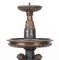 Bronze Three-Tier Free Standing or Pond Garden Fountain, 20th Century 6
