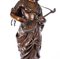 Albert Ernst Carrier, Maiden Playing a liute, XIX secolo, scultura in bronzo, Immagine 5