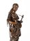 Albert Ernst Carrier, Maiden Playing a Lute, 19th Century, Bronze Sculpture 4