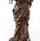 Albert Ernst Carrier, Jeune Fille Jouant du Luth, 19ème Siècle, Sculpture en Bronze 8