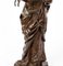 Albert Ernst Carrier, Maiden Playing a liute, XIX secolo, scultura in bronzo, Immagine 8