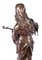 Albert Ernst Carrier, Maiden Playing a Lute, 19th Century, Bronze Sculpture 11