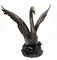 Bronze Water-Feature Fountain Swans, 20th Century, Set of 2 10