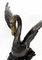 Bronze Water-Feature Fountain Swans, 20th Century, Set of 2 3