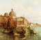 Alfred Pollentine, Grand Canal, 1877, Oil on Canvas, Framed 7