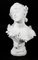 Auguste Moreau, Portrait Bust, 19th Century, Carrara Marble Sculpture, Image 13