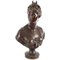 Skulpturale Büste von Diana, 19. Jh., Polierte Bronze 1
