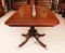 Regency Twin Pillar Dining Table & 10 Swag Back Chairs, 19th Century, Set of 11 9