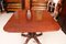 Regency Twin Pillar Dining Table & 10 Swag Back Chairs, 19th Century, Set of 11 8