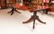 Regency Twin Pillar Dining Table & 10 Swag Back Chairs, 19th Century, Set of 11 4