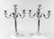 Victorian Silver Plated Five-Light Candelabra by Elkington, 19th Century, Set of 2 14