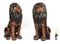 Cast Bronze Seated Lions, 20th Century, Set of 2 8