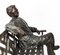 Albert Einstein on a Garden Bench, Bronze 11