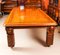 Elizabethan Revival Pollard Oak Dining Table and 14 Chairs, 19th Century, Set of 15 4