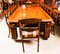 Elizabethan Revival Pollard Oak Dining Table and 14 Chairs, 19th Century, Set of 15 2